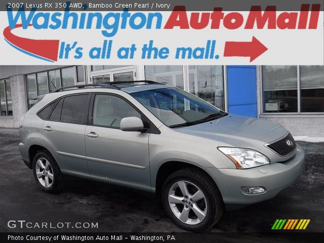 2007 Lexus RX 350 AWD in Bamboo Green Pearl