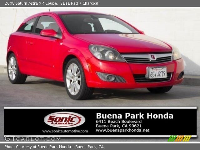 2008 Saturn Astra XR Coupe in Salsa Red