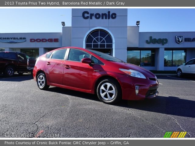 2013 Toyota Prius Two Hybrid in Barcelona Red Metallic
