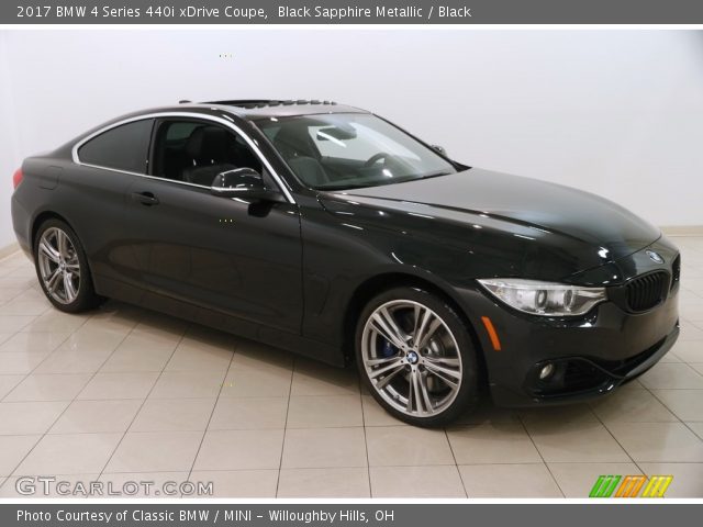 2017 BMW 4 Series 440i xDrive Coupe in Black Sapphire Metallic
