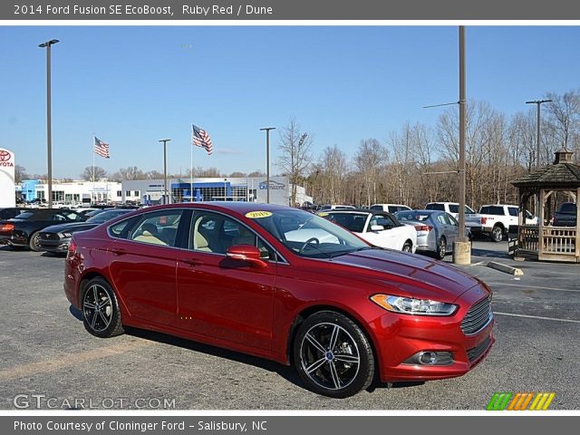 2014 Ford Fusion SE EcoBoost in Ruby Red