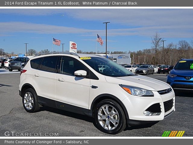 2014 Ford Escape Titanium 1.6L EcoBoost in White Platinum