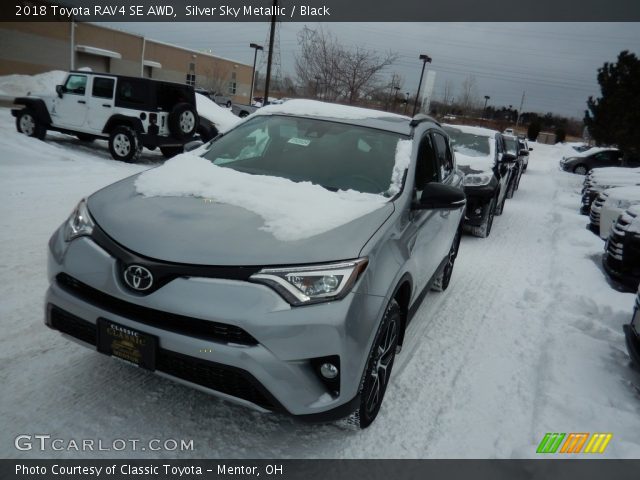 2018 Toyota RAV4 SE AWD in Silver Sky Metallic