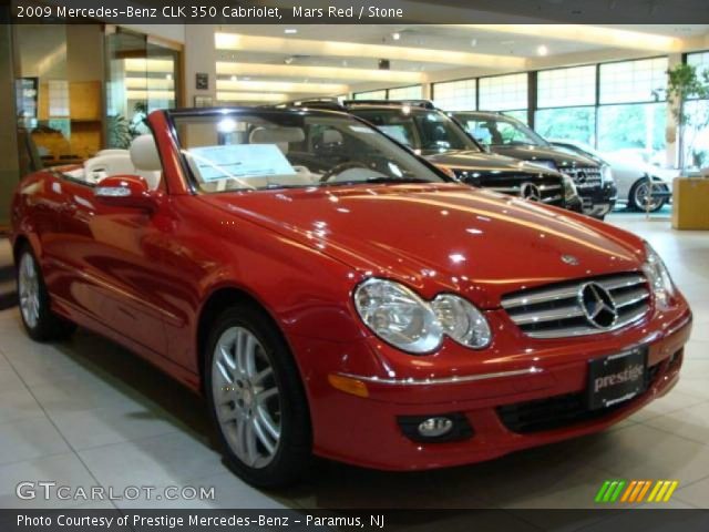 2009 Mercedes-Benz CLK 350 Cabriolet in Mars Red