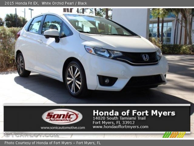 2015 Honda Fit EX in White Orchid Pearl