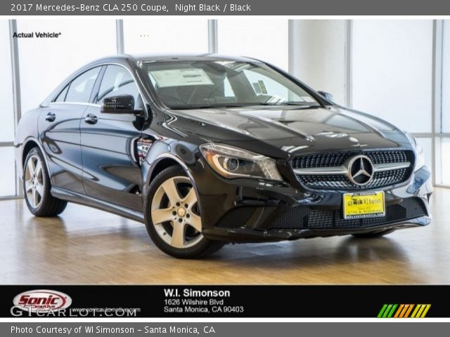 2017 Mercedes-Benz CLA 250 Coupe in Night Black