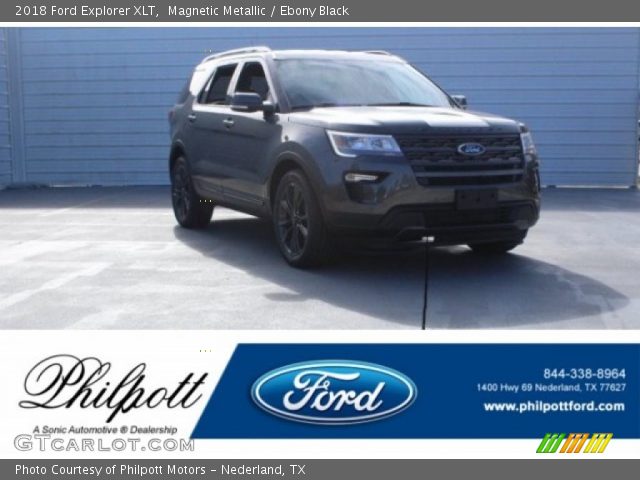 2018 Ford Explorer XLT in Magnetic Metallic