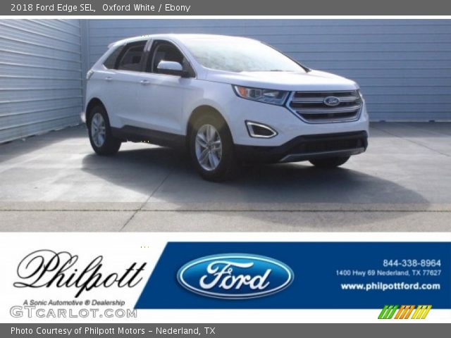 2018 Ford Edge SEL in Oxford White