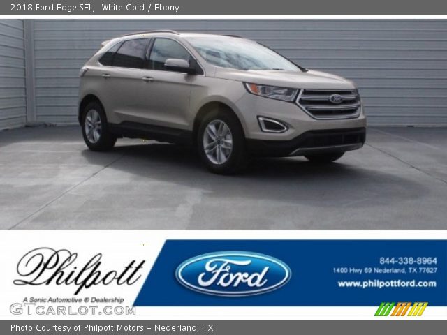 2018 Ford Edge SEL in White Gold