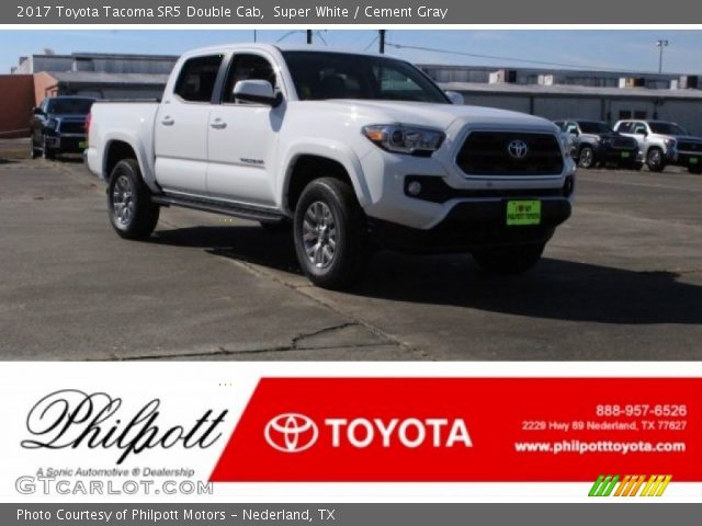 2017 Toyota Tacoma SR5 Double Cab in Super White