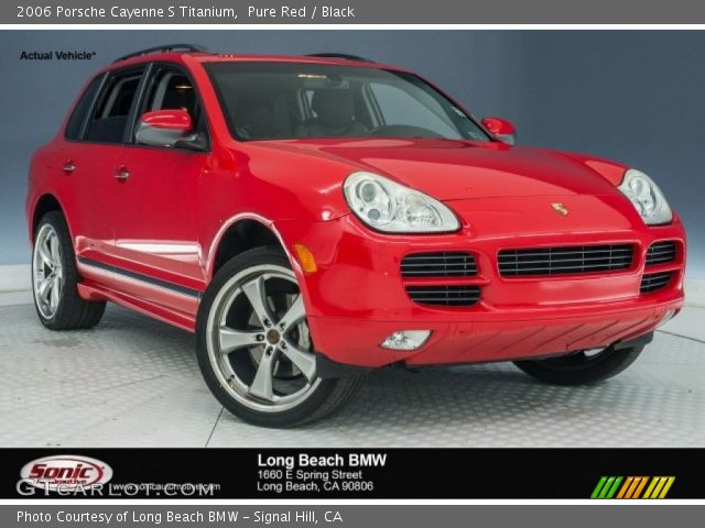 2006 Porsche Cayenne S Titanium in Pure Red