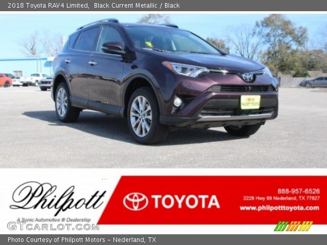 2018 Toyota RAV4 Limited in Black Current Metallic