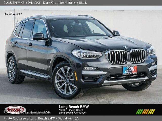 2018 BMW X3 xDrive30i in Dark Graphite Metallic