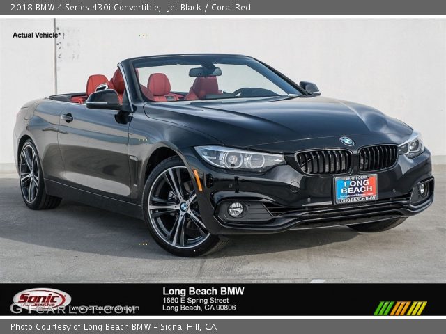 2018 BMW 4 Series 430i Convertible in Jet Black
