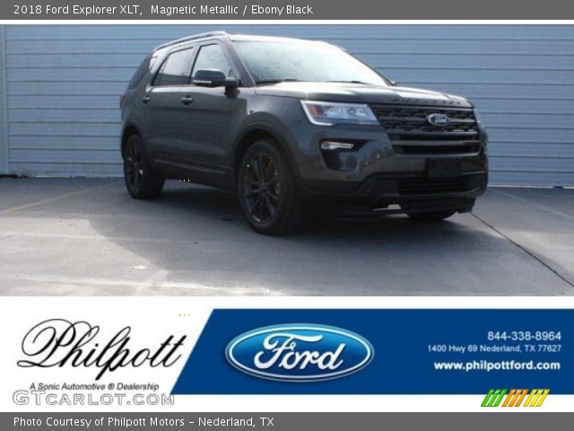 2018 Ford Explorer XLT in Magnetic Metallic