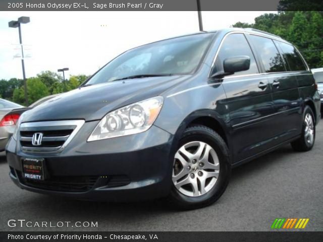 2005 Honda Odyssey EX-L in Sage Brush Pearl