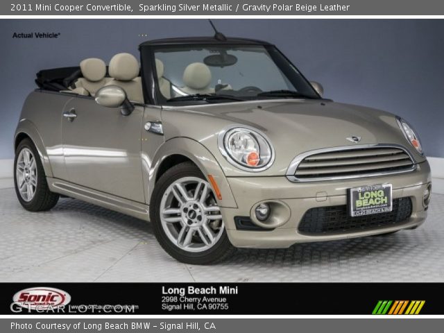 2011 Mini Cooper Convertible in Sparkling Silver Metallic