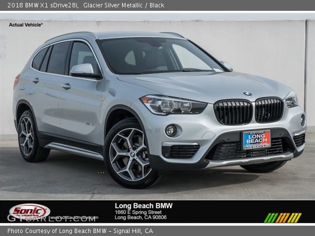 2018 BMW X1 sDrive28i in Glacier Silver Metallic