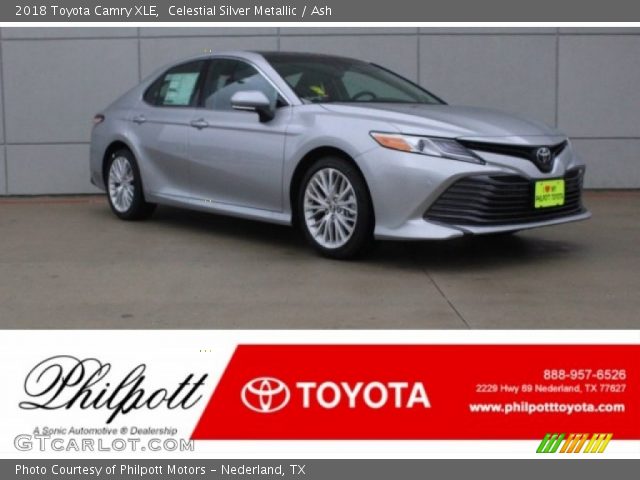 2018 Toyota Camry XLE in Celestial Silver Metallic