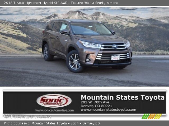 2018 Toyota Highlander Hybrid XLE AWD in Toasted Walnut Pearl