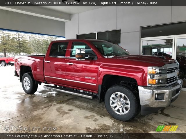 2018 Chevrolet Silverado 2500HD LTZ Crew Cab 4x4 in Cajun Red Tintcoat