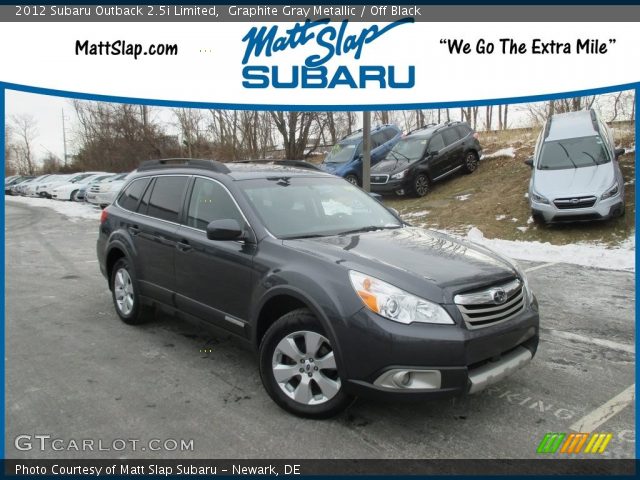 2012 Subaru Outback 2.5i Limited in Graphite Gray Metallic