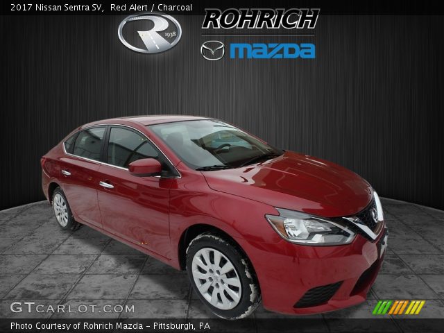 2017 Nissan Sentra SV in Red Alert