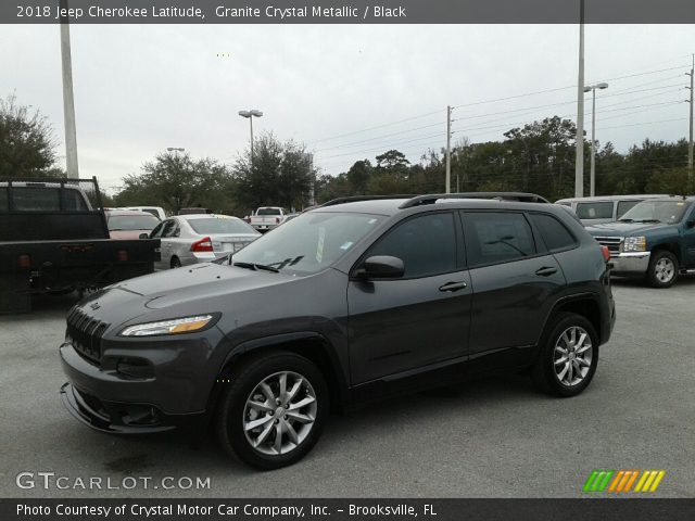 2018 Jeep Cherokee Latitude in Granite Crystal Metallic