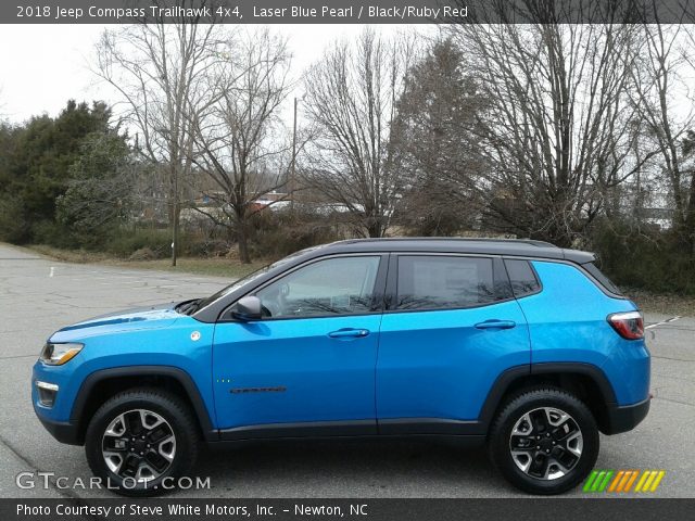 2018 Jeep Compass Trailhawk 4x4 in Laser Blue Pearl