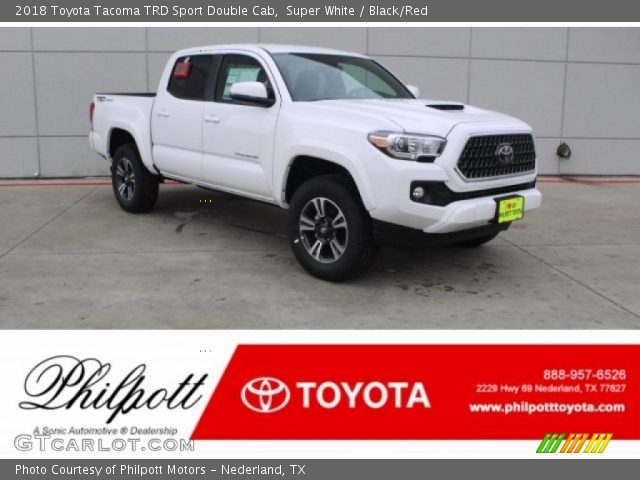 2018 Toyota Tacoma TRD Sport Double Cab in Super White