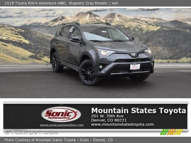2018 Toyota RAV4 Adventure AWD in Magnetic Gray Metallic