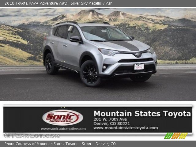 2018 Toyota RAV4 Adventure AWD in Silver Sky Metallic