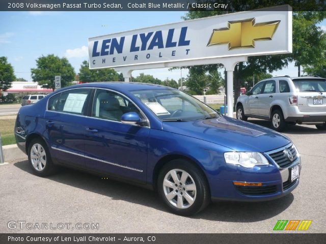2008 Volkswagen Passat Turbo Sedan in Cobalt Blue Metallic