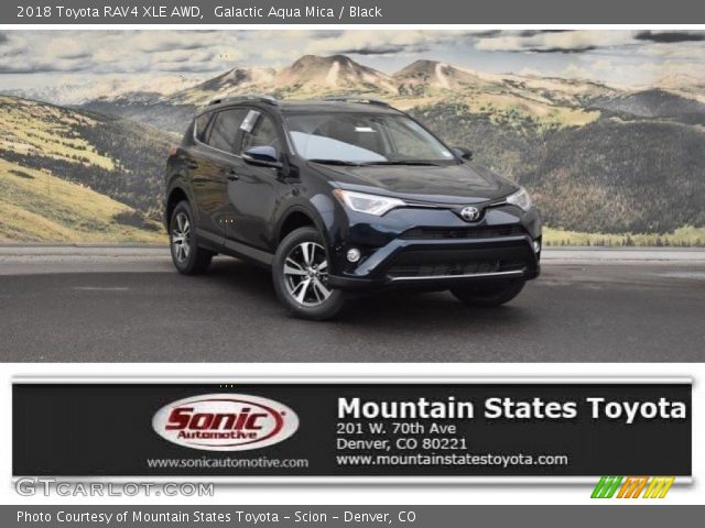 2018 Toyota RAV4 XLE AWD in Galactic Aqua Mica