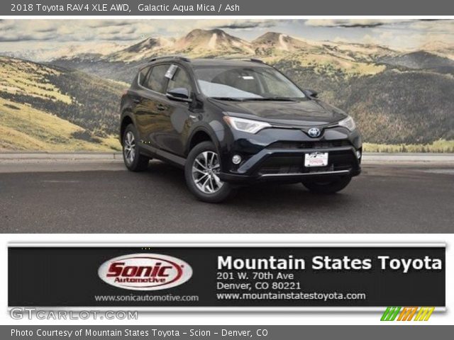 2018 Toyota RAV4 XLE AWD in Galactic Aqua Mica
