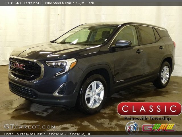 2018 GMC Terrain SLE in Blue Steel Metallic