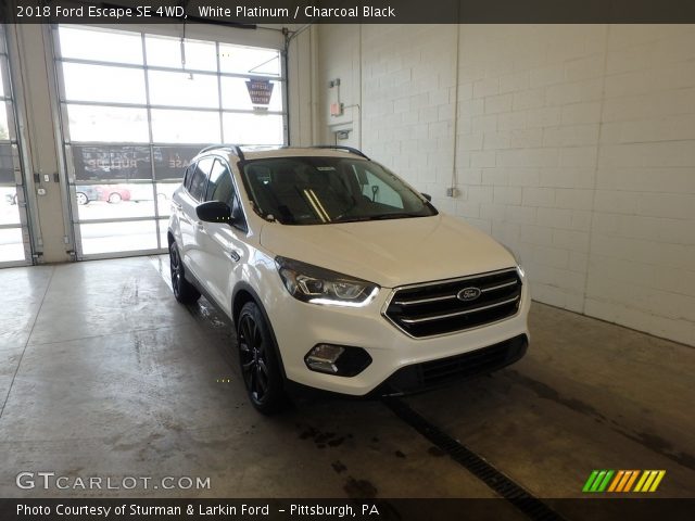 2018 Ford Escape SE 4WD in White Platinum