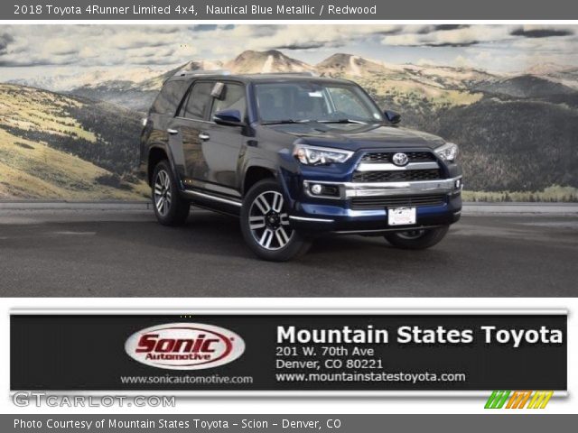 2018 Toyota 4Runner Limited 4x4 in Nautical Blue Metallic