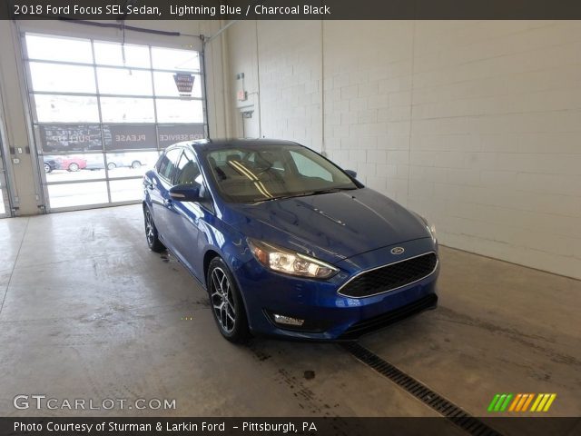 2018 Ford Focus SEL Sedan in Lightning Blue