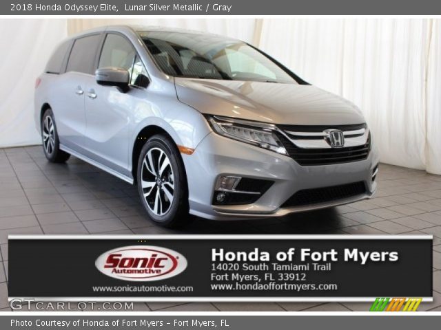 2018 Honda Odyssey Elite in Lunar Silver Metallic