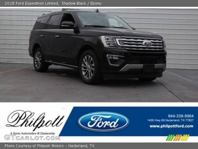 2018 Ford Expedition Limited in Shadow Black