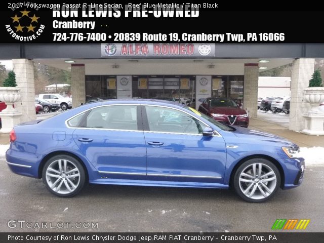 2017 Volkswagen Passat R-Line Sedan in Reef Blue Metallic