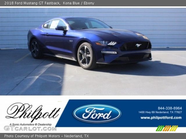 2018 Ford Mustang GT Fastback in Kona Blue