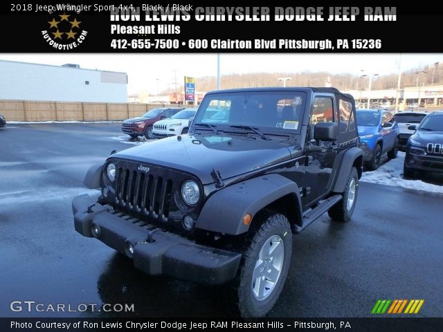 2018 Jeep Wrangler Sport 4x4 in Black