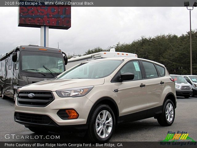 2018 Ford Escape S in White Gold
