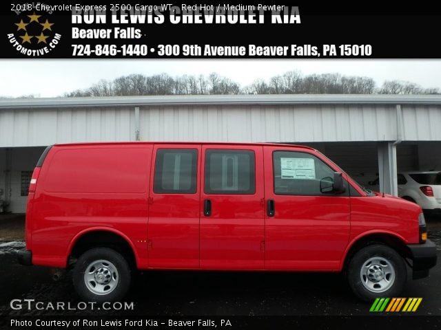 2018 Chevrolet Express 2500 Cargo WT in Red Hot