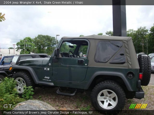 2004 Jeep Wrangler X 4x4 in Shale Green Metallic