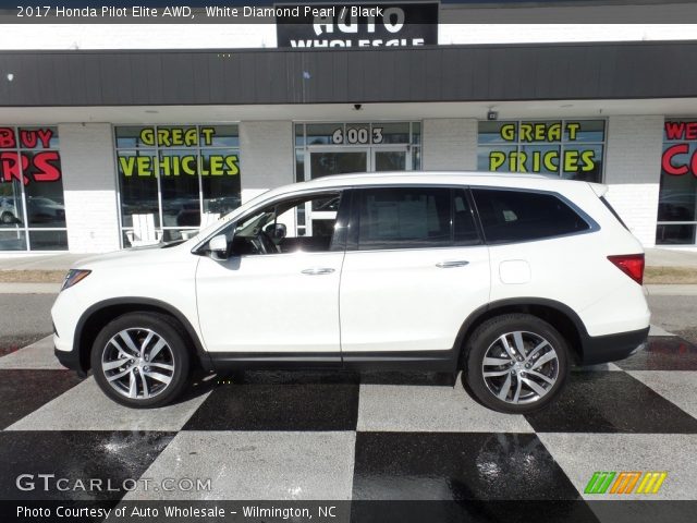 2017 Honda Pilot Elite AWD in White Diamond Pearl