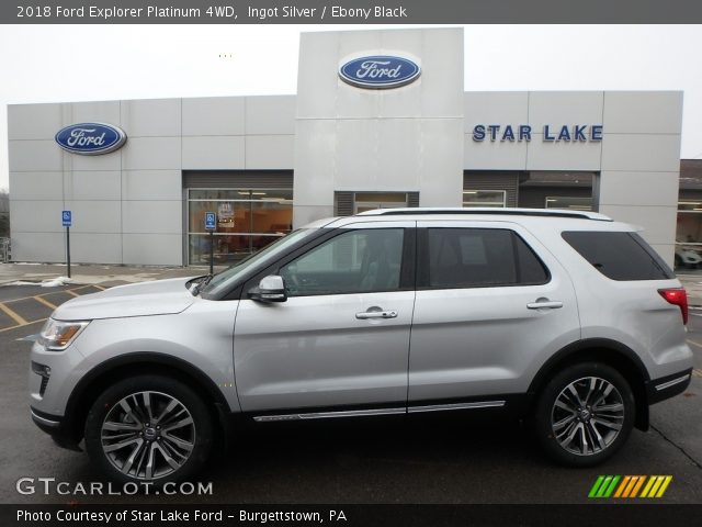 2018 Ford Explorer Platinum 4WD in Ingot Silver
