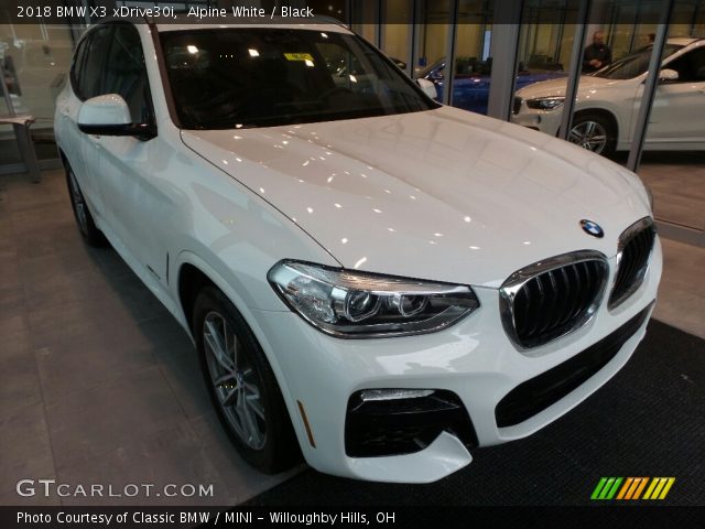 2018 BMW X3 xDrive30i in Alpine White
